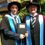 Graduation 2013 - Dr Walker with his thesis
