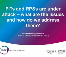Presentation: FITs and RPSs are under attack