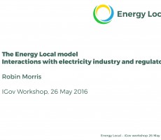 Presentation: Robin Morris, Energy Local