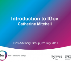 Presentation: IGov Advisory Group – Introduction to IGov