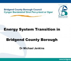Presentation: Dr Micheal Jenkins, Bridgend County Borough Council