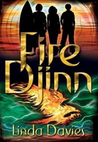  Cover of Fire Djinn by Linda Davies.