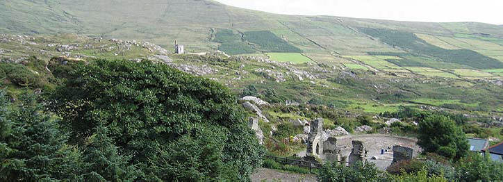 Ruins of the Cornish mining village at Allihies, County Cork, Ireland. Photograph, S.P. Schwartz 2005