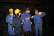 Underground in the 'Julia' coal mine at Walbrzych