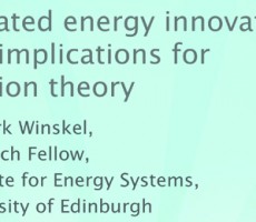 Panel 2: The rise of accelerated energy innovation and its implications for innovation theory