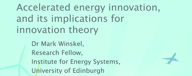 Panel 2: The rise of accelerated energy innovation and its implications for innovation theory