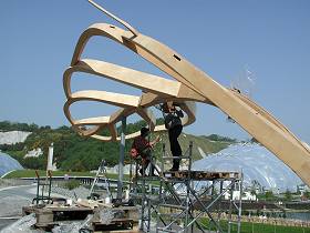 Constructing of the Eden Project