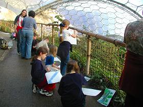 Children at the Eden Project